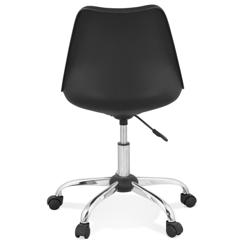 Chaise de bureau design sur roulettes ANTONIO (noir) - image 59801