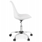 Design office chair on wheels ANTONIO (white)
