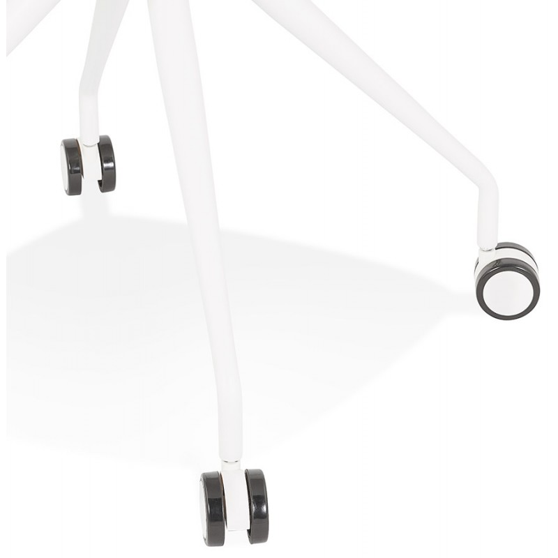 Office chair with armrests on wheels AMADEO (white) - image 59841