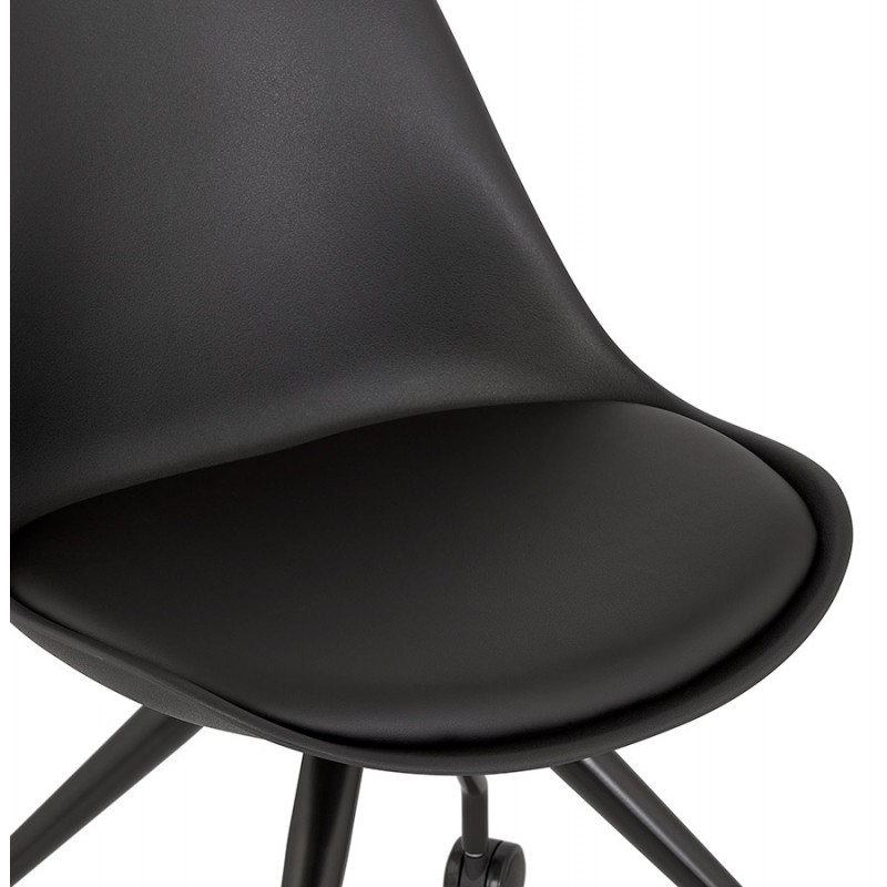 Design office chair on wheels ALVIZE (black) - image 59857