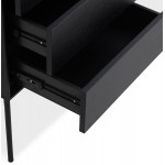 Sideboard 2 doors 3 drawers 160 cm ALONZO (black)