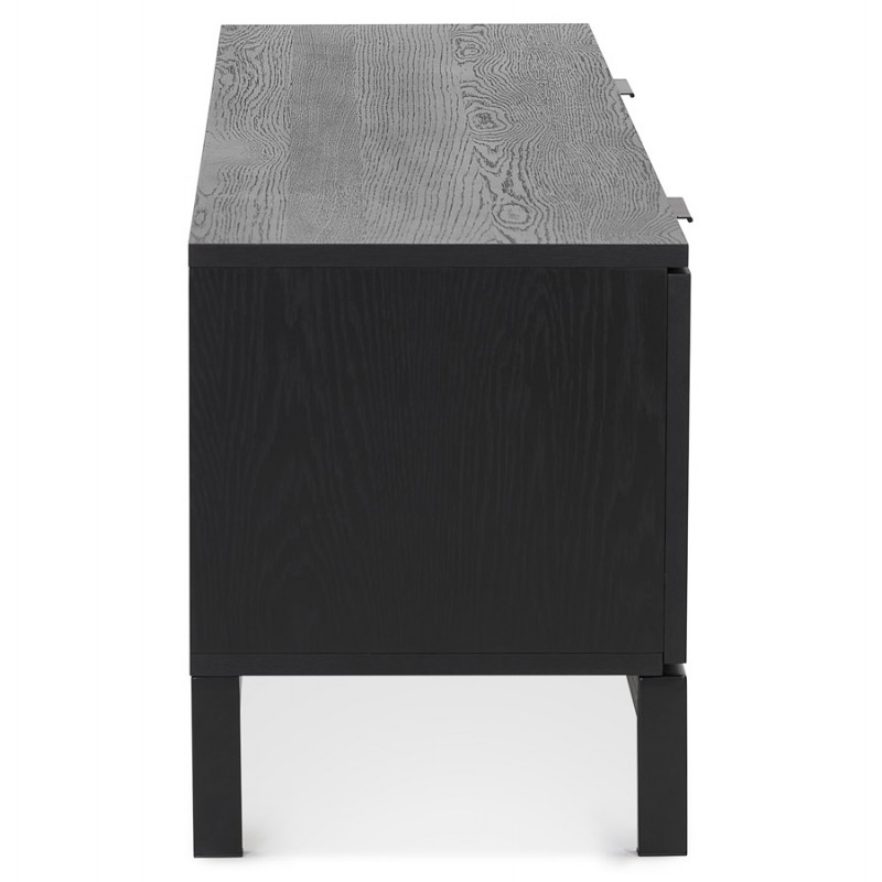 TV stand 2 doors, 1 drawer, 1 niche 150 cm PACO (black) - image 59933