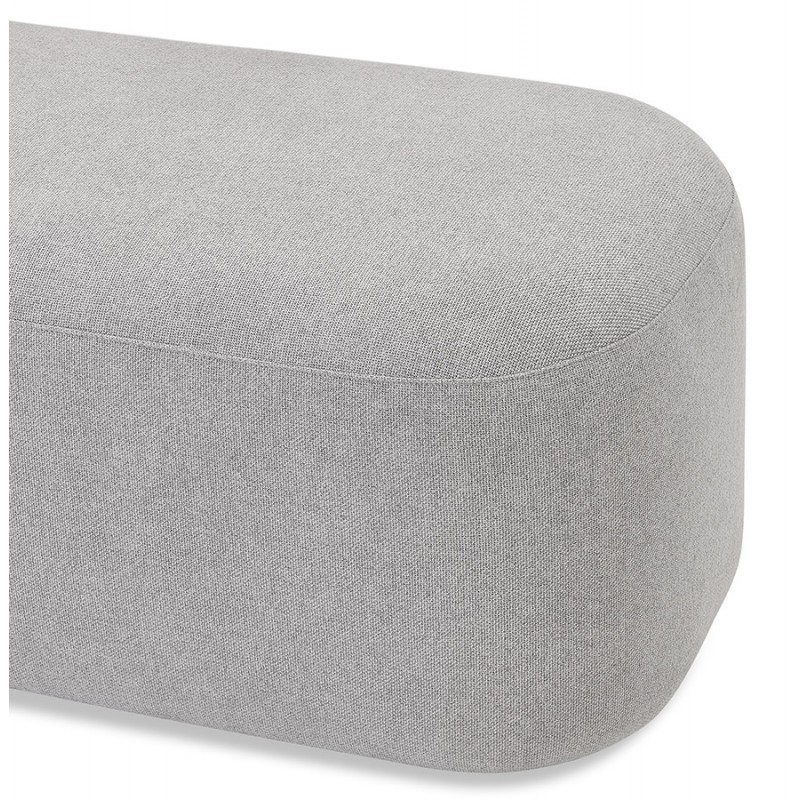 Pouf, design bench 120 cm DAMIEN (light grey) - image 59956