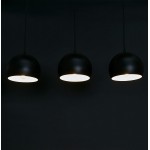 Metal suspension lamp 3 balls OLIVIA (black)