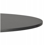 Foldable terrace table round foot black ROSIE (Ø 68 cm) (black)