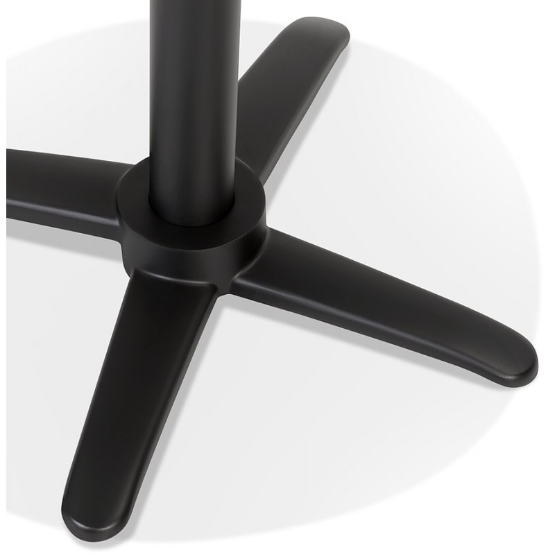 Table de terrasse pliable ronde pied noir ROSIE (Ø 68 cm) (noir) - image 60218