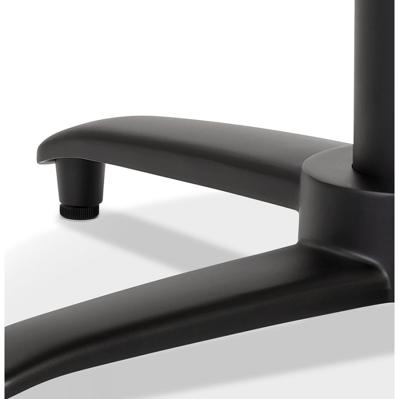 Foldable terrace table round foot black ROSIE (Ø 68 cm) (black) - image 60219