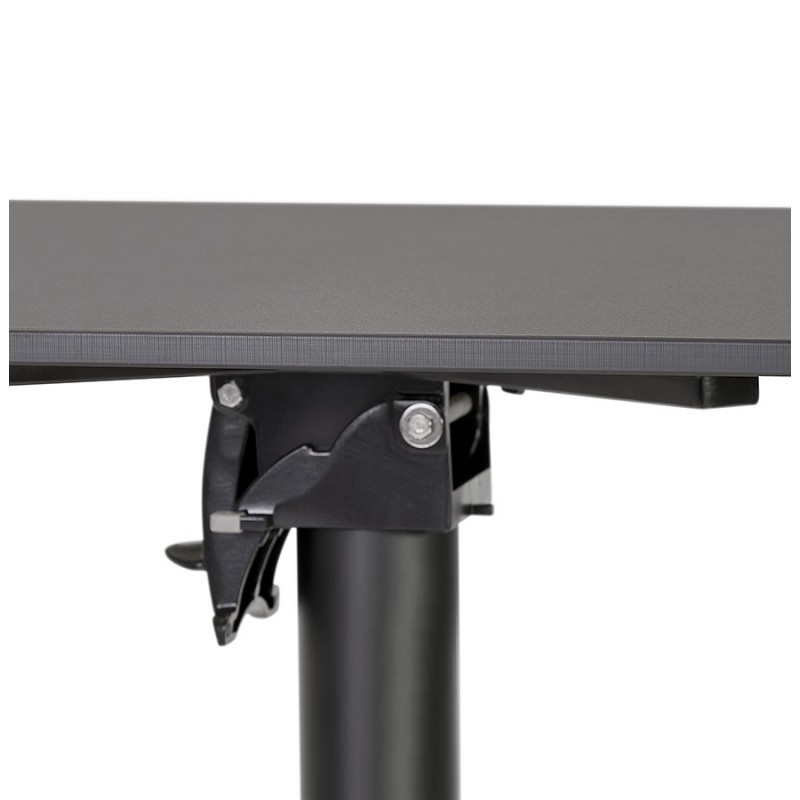 Table de terrasse pliable carrée pied noir ROSIE (noir) (68x68 cm) - image 60227