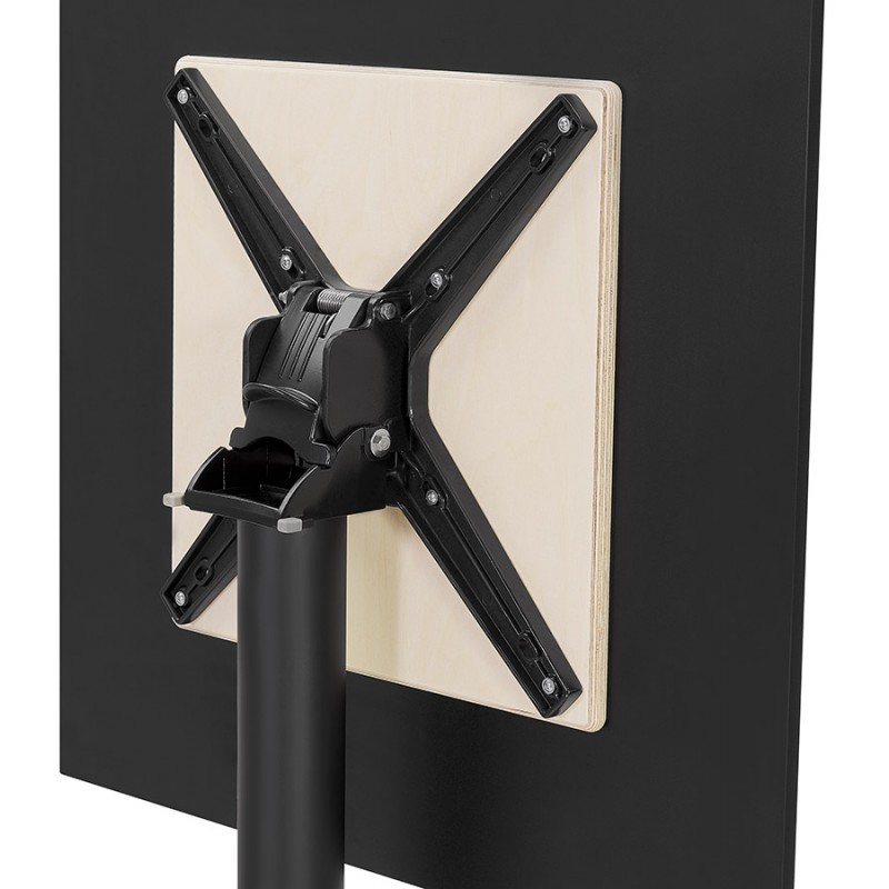 Table de terrasse pliable carrée pied noir ROSIE (noir) (68x68 cm) - image 60228