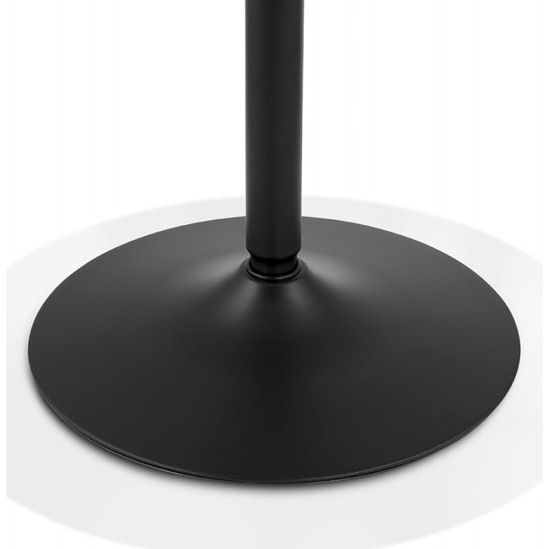 Mesa de comedor redonda diseño pie negro SHORTY (Ø 80 cm) (natural) - image 60278