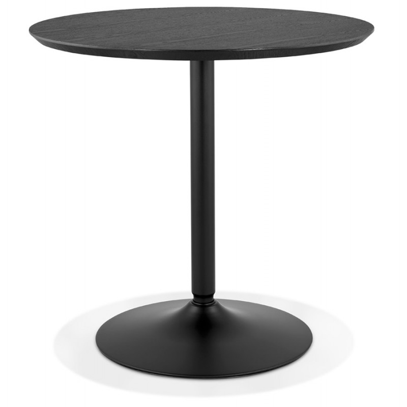 Tavolo da pranzo rotondo design piede nero SHORTY (Ø 80 cm) (nero) - image 60280