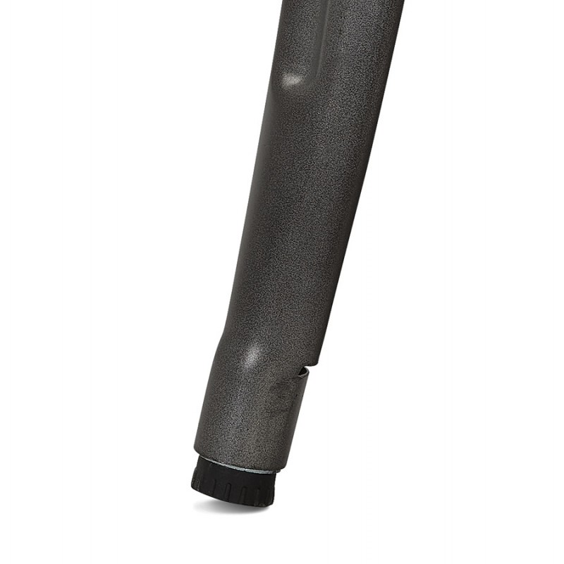 Mesa de comedor industrial cuadrada ALBANE (gris oscuro) (76x76 cm) - image 60295