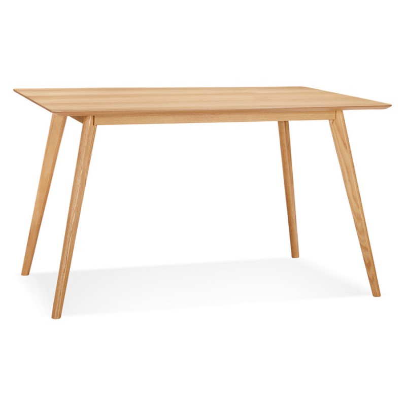 Mesa de escritorio recta MAYA design (acabado natural) (80x120 cm) - image 60296