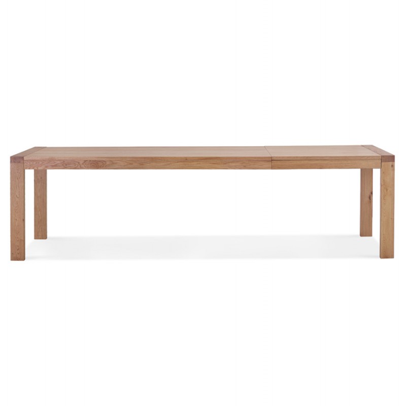 Extendable dining table in FLORA oak (natural finish) (100x200-280 cm) - image 60331