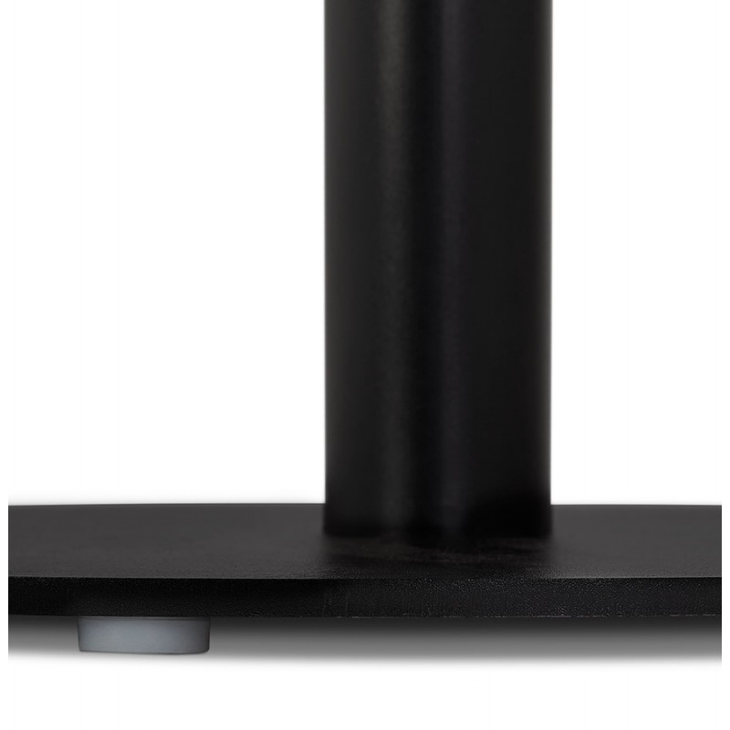 Table d'appoint design ronde effet marbre GASTON (Ø 60 cm) (noir) - image 60406