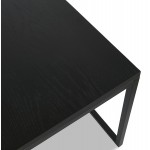 Tables gigognes en bois et métal noir PRESCILLIA (noir)
