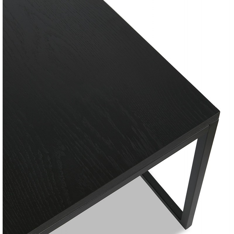 Nesting tables in wood and black metal PRESCILLIA (black) - image 60782