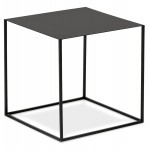 Tavolino in metallo in stile industriale CHARLINE (nero)