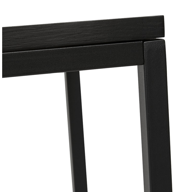 Consola de diseño en madera y metal negro ROSALINE (120x35 cm) (negro) - image 60816