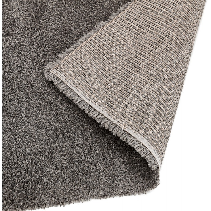 Rectangular design carpet in polypropylene SABRINA (240x330 cm) (dark grey) - image 60846