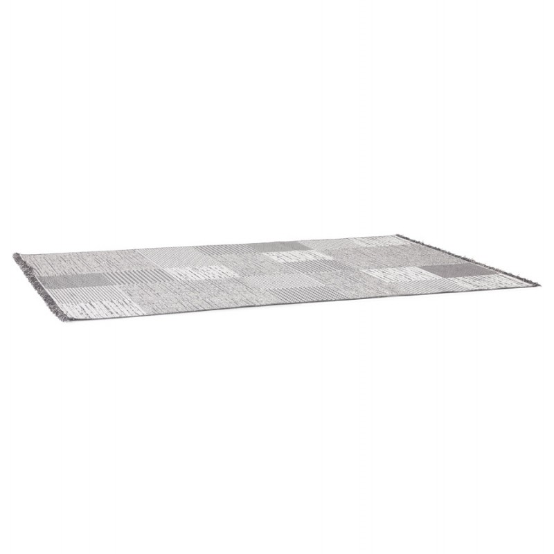 Rechteckiger Design-Teppich aus Polypropylen MARTINE (200x290 cm) (grau) - image 60860