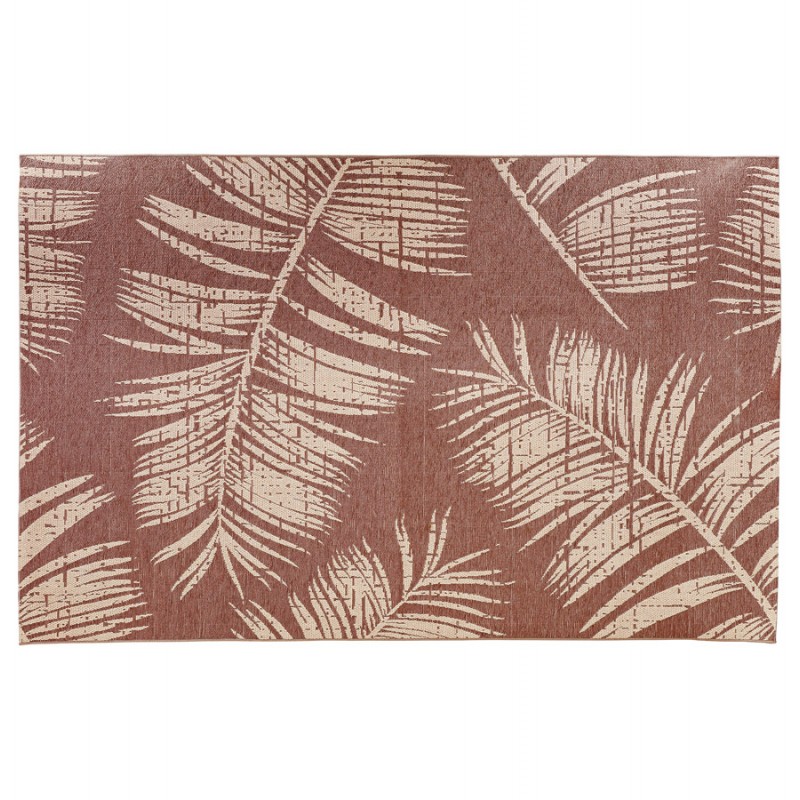 Rectangular design carpet in polypropylene JOUBA (200x290 cm) (brown) - image 60883