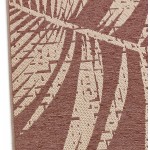 Rechteckiger Designteppich aus Polypropylen JOUBA (200x290 cm) (braun)