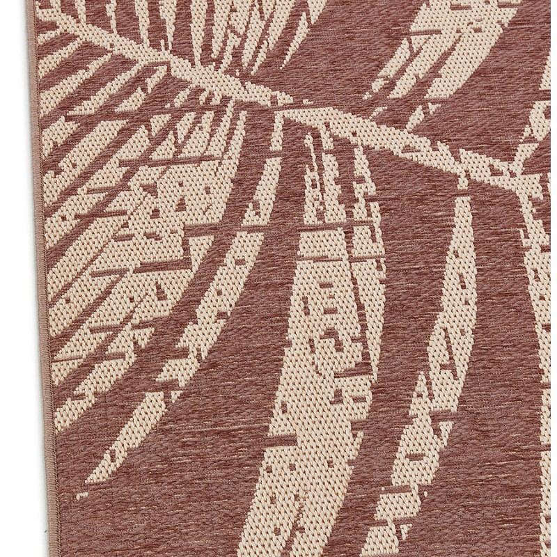 Rectangular design carpet in polypropylene JOUBA (200x290 cm) (brown) - image 60888