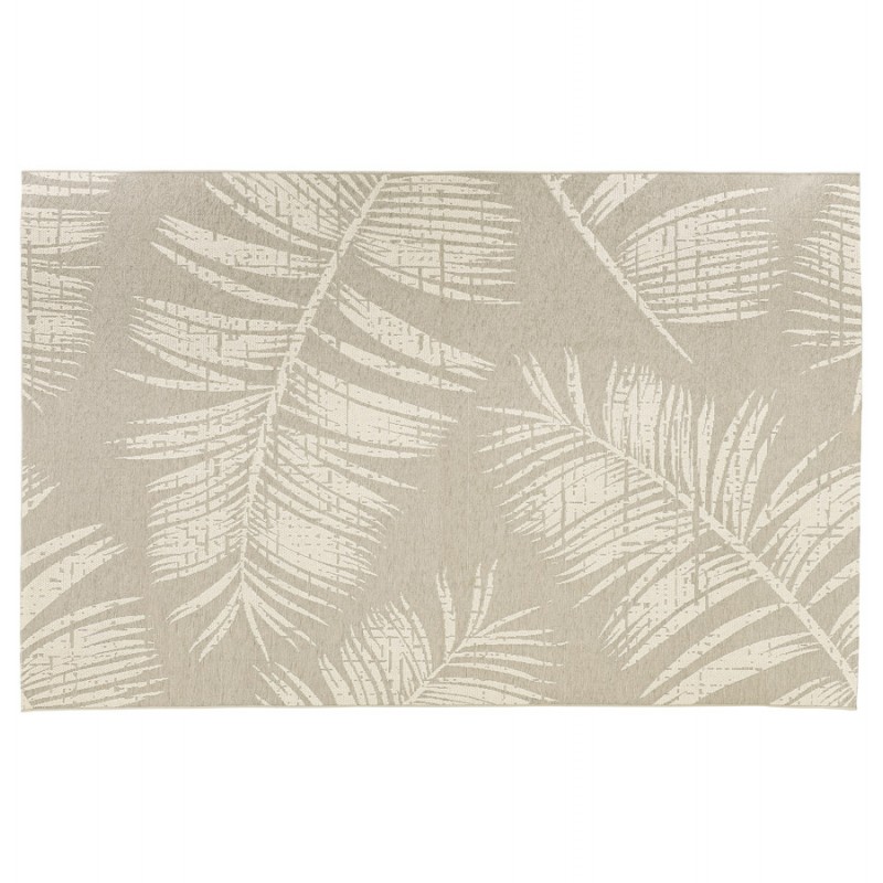 Rectangular design carpet in polypropylene JOUBA (200x290 cm) (beige) - image 60894
