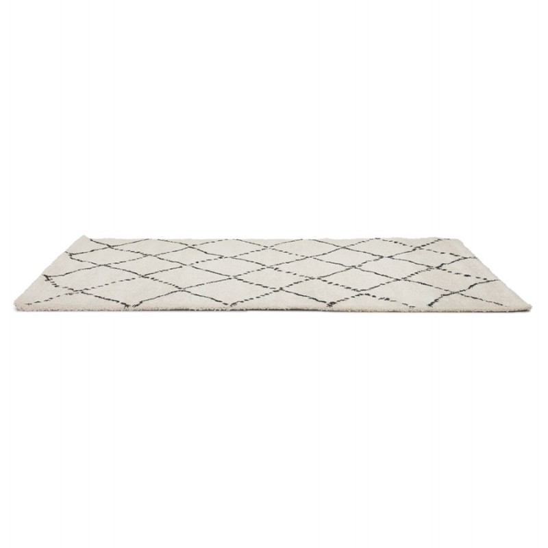 Berber rectangular design rug in polypropylene MAYA (240x330 cm) (beige) - image 60928