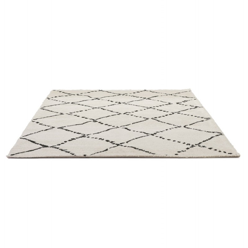 Berber rectangular design rug in polypropylene MAYA (120x170 cm) (beige) - image 60991