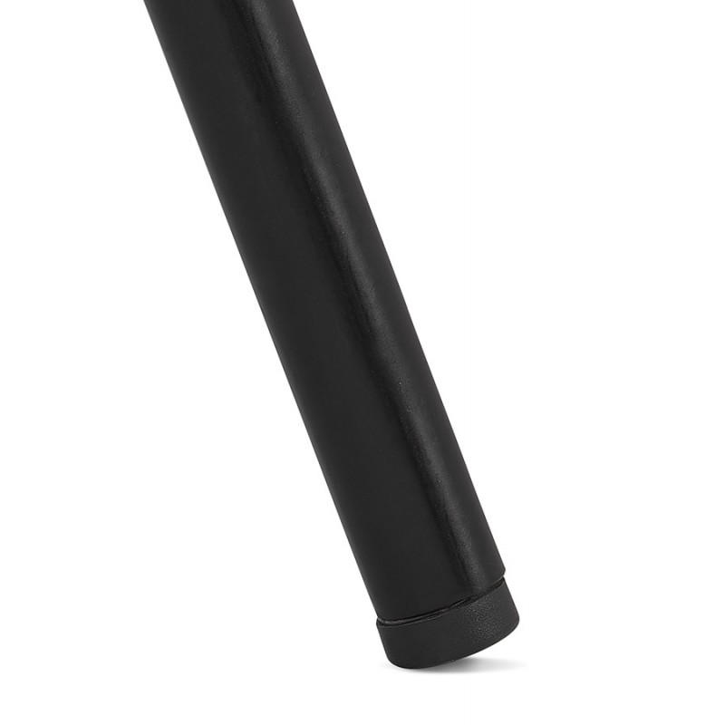 Silla de diseño en pies de tela metal negro IZZA (Houndsfoot) - image 61022
