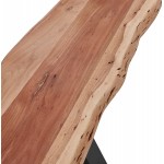 Banco de madera maciza de acacia LANA (300 cm) (natural)