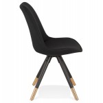 Retro chair feet black and gold MILO (black)