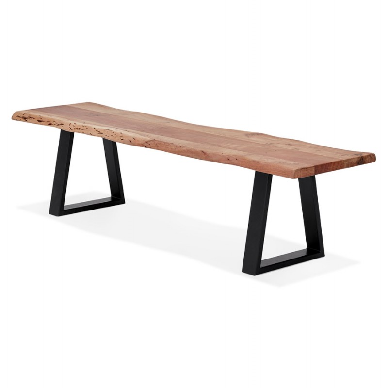 Solid wood bench of acacia LANA (180 cm) (natural) - image 61462