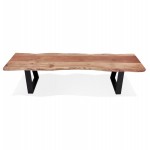 Solid wood bench of acacia LANA (180 cm) (natural)