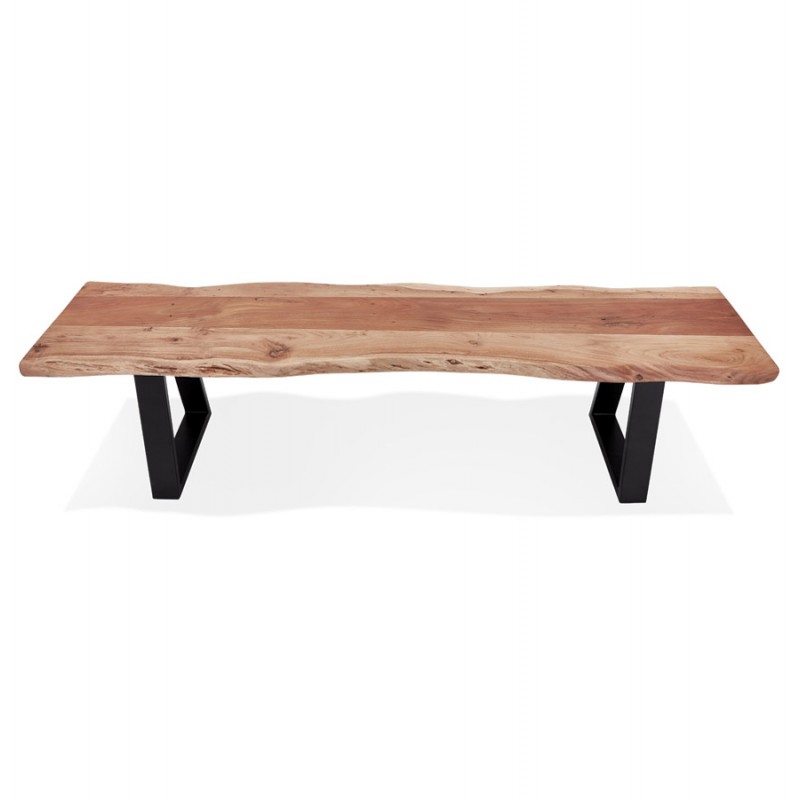 Solid wood bench of acacia LANA (180 cm) (natural) - image 61463