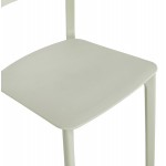 Design chair in polypylene Indoor-Outdoor SILAS (green)