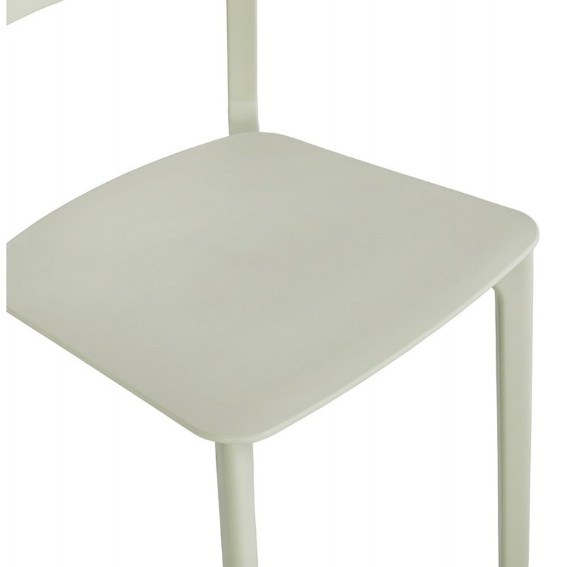 Chaise design en polypylène Intérieur-Extérieur SILAS (vert) - image 61478