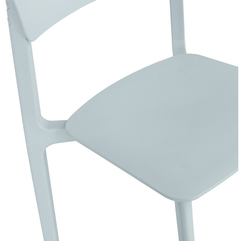Design-Stuhl aus Polypylen Indoor-Outdoor SILAS (blau) - image 61491