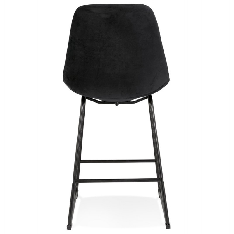 Snack stool mid-height industrial feet metal black FANOU MINI (black) - image 62265