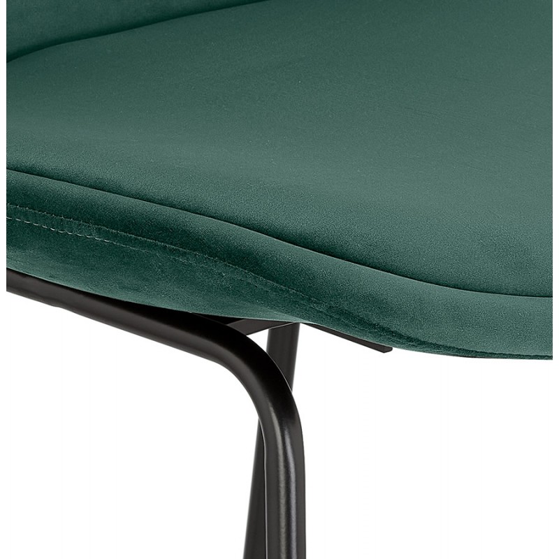 Snack stool mid-height industrial feet metal black FANOU MINI (green) - image 62287