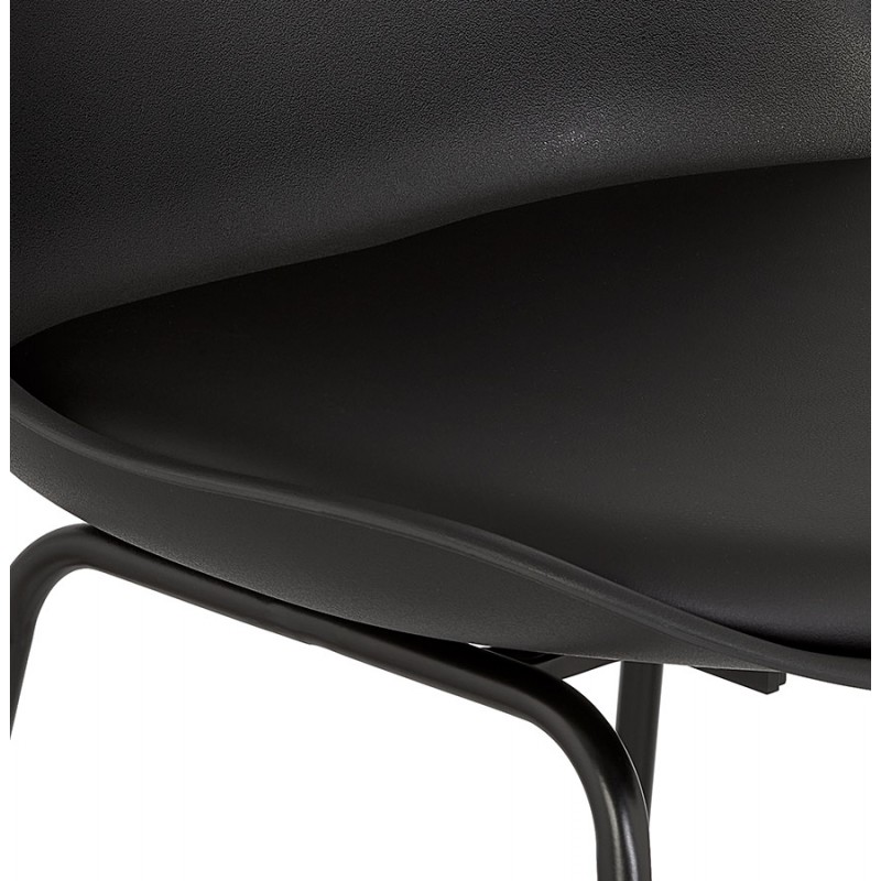 vintage bar stool feet metal black LYDON (black) - image 62430