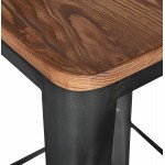 Industrial mid-height snack stool WESTOOL MINI (natural)