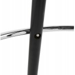 Design bar stool black wooden feet ROXAL (black)