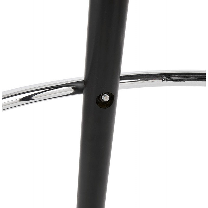 Sgabello bar di design piedini in legno nero ROXAL (nero) - image 62531