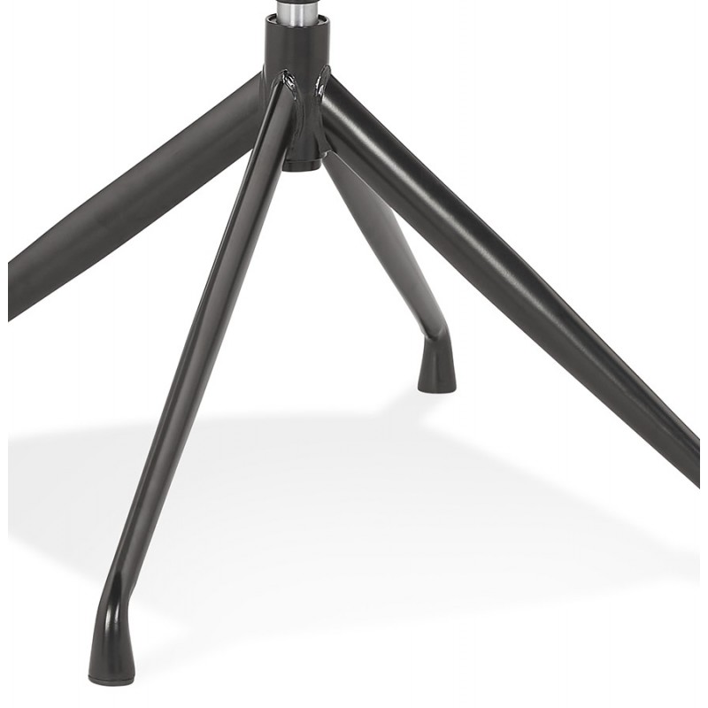 Design-Stuhl mit schwarzen Metallfuß-Samt-Armlehnen KOHANA (grün) - image 62666