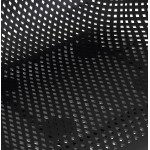 Silla con reposabrazos metálicos Indoor-Outdoor pies de metal negro MACEO (negro)