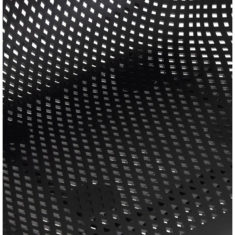 Chaise avec accoudoirs en métal Intérieur-Extérieur pieds métal noirs MACEO (noir) - image 62808