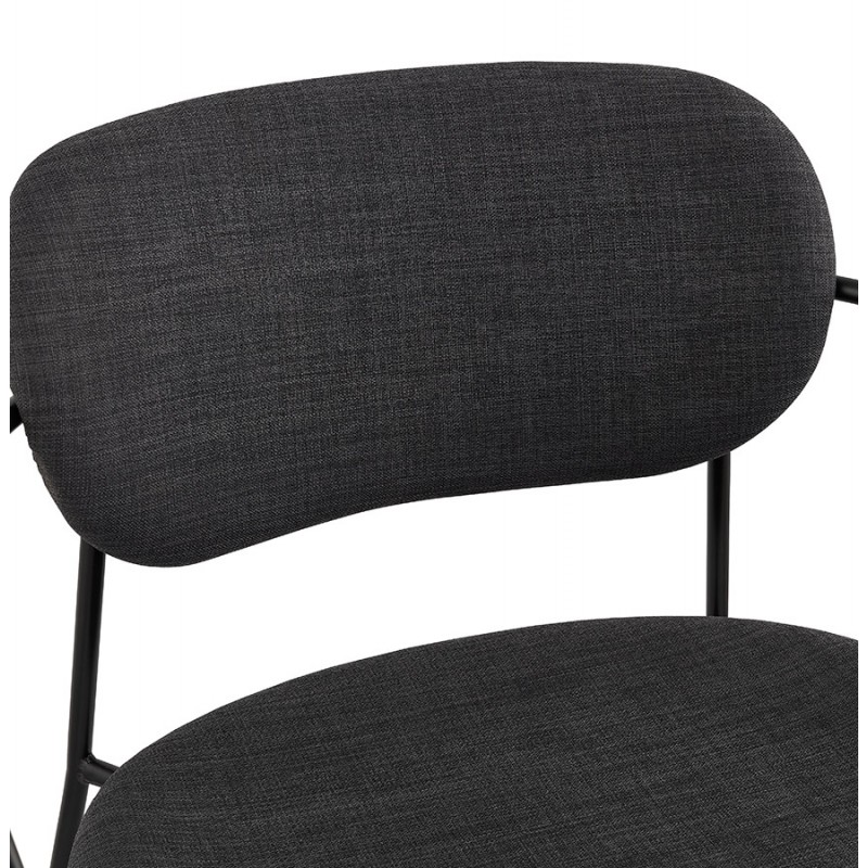 Retro lounge chair with KEO armrests (dark grey) - image 62992